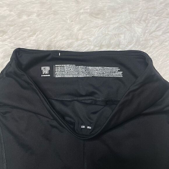 Victorias Secret Leggings Size Small Pants Black High Rise Mesh Yoga Sports - Picture 5 of 11